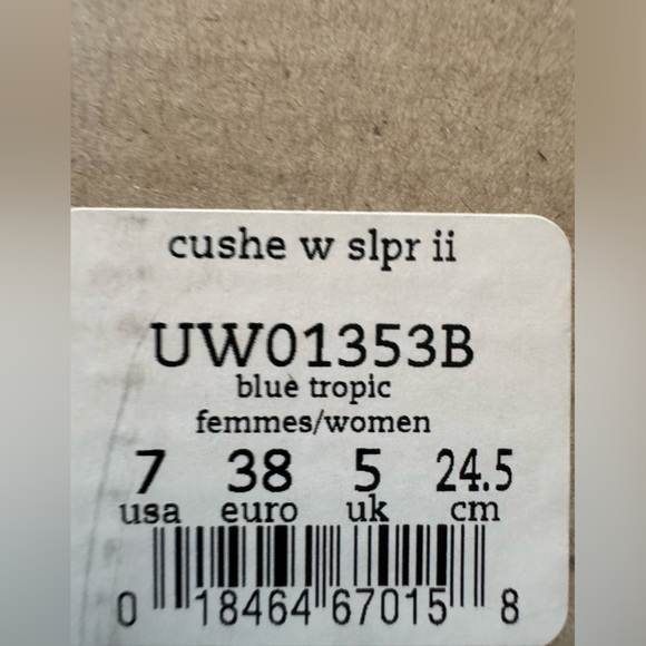 Cushe Blue Tropic Women’s Shoes, size 7 - Picture 4 of 5